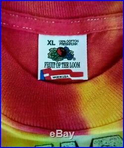 Vintage Original 1992 Lithuania Basketball Tie Dye Grateful Dead T Shirt XL USA
