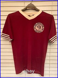 Vintage Original 70's Grateful Dead Bertha T Shirt Size Medium Red Sportswear