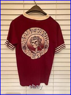 Vintage Original 70's Grateful Dead Bertha T Shirt Size Medium Red Sportswear