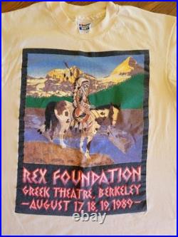 Vintage Original 80s Grateful Dead Rex Foundation Shirt Size L
