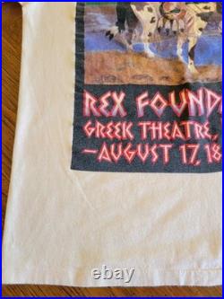 Vintage Original 80s Grateful Dead Rex Foundation Shirt Size L
