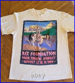 Vintage Original 80s Grateful Dead Rex Foundation Shirt Size L