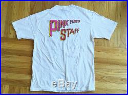 Vintage Pink Floyd Staff T Shirt Day on The Green Bill Graham 1988 XL Rare