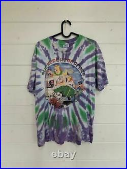 Vintage RARE 1995 GRATEFUL DEAD USA Tie Dye T-Shirt Size Mens XL Deadhead Bears