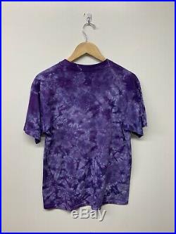 Vintage RARE Grateful Dead 1996 Band T Shirt Vtg Rock Purple Tie Dye Multicolor
