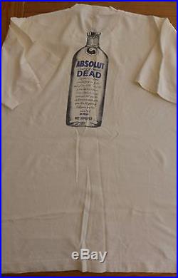Vintage RARE Grateful Dead'Absolut Dead' Lot Shirt L