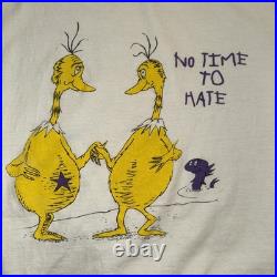 Vintage RARE No Time To Hate T-Shirt Grateful Dead Size XL Dr Seuss Parking Lot