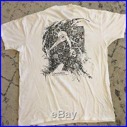 Vintage Ralph Hawke Manis Parking Lot T-Shirt Grateful Dead Bob Marley 1991 90s