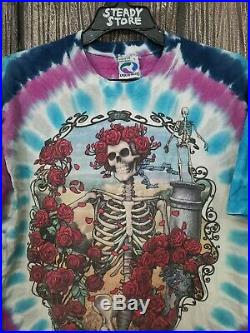 Vintage Rare 1995 Grateful Dead Tie Dye 30 Years Liquid Blue T Shirt L Vintage Rare 1995 Grateful Dead Tie Dye 30 Years Liquid Blue T Shirt L
