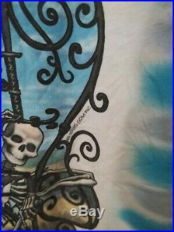 Vintage Rare 1995 Grateful Dead Tie Dye 30 Years Liquid Blue T Shirt L