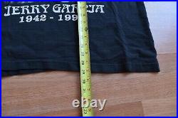 Vintage Rare 1995 Jerry Garcia Grateful Dead Tour Shirt Tee XL Memorial