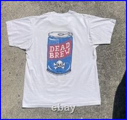 Vintage Rare 90s Grateful Dead Brew Parking Lot Bootleg Shirt Size XL