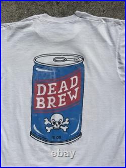 Vintage Rare 90s Grateful Dead Brew Parking Lot Bootleg Shirt Size XL