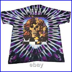 Vintage Rare 90s Grateful Dead Stanley Mouse Tie Dye T Shirt XXL Made in USA 2XL