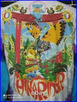 Vintage Rare 97 Grateful Dead Tour China Liquid Blue OVP T shirt