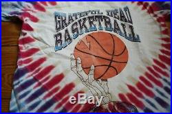 Vintage Rare Grateful Dead Basketball Shirt Size Large 90's Nike Jordan