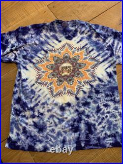 Vintage Rare Grateful Dead Phil Brown Double Sided Tie Dye LS T-shirt FOTL Large