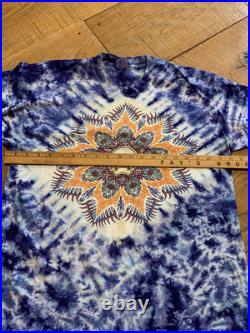 Vintage Rare Grateful Dead Phil Brown Double Sided Tie Dye LS T-shirt FOTL Large