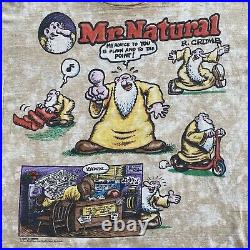 Vintage Robert Crumb Mr. Natural 1996 Grateful Dead Comic Book T-Shirt XL
