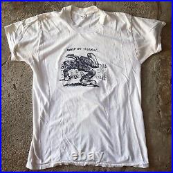 Vintage Robert R. Crumb T Shirt Keep On Truckin 1970s Grateful Dead Large L