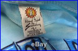 Vintage Rock Grateful Dead Tie Dye T Shirt Butterfly Bear 2000 L