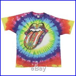 Vintage Rolling Stones 1994 Tie-Dye T-Shirt Rap Tee Grunge Grateful Dead