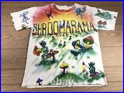 Vintage Shroomarama T Shirt Psychedelic Grateful Dead Adult Size L Made USA 90s