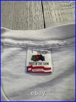 Vintage Simpsons Grateful Dead Parking Lot T-Shirt 1990 Dark Star Rare