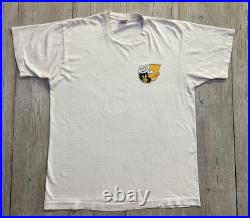 Vintage Simpsons Grateful Dead Parking Lot T-Shirt 1990 Dark Star Rare