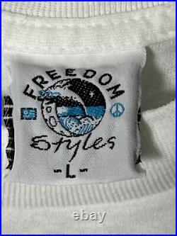 Vintage Single Stitch 1994 Grateful Dead Ski Double Sided T Shirt Size Large