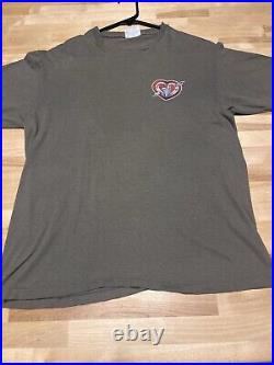 Vintage Single Stitch 80s 1986 Grateful Dead Shirt Spring Tour USA Heart