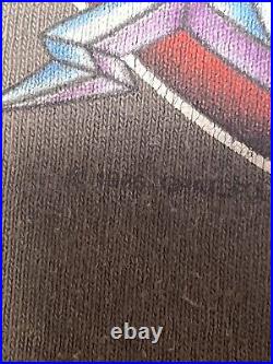 Vintage Single Stitch 80s 1986 Grateful Dead Shirt Spring Tour USA Heart