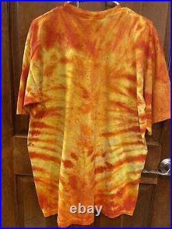 Vintage T Shirt 80s Tie Eye Dye Jerry Jasper Sun Moon Grateful Dead XL