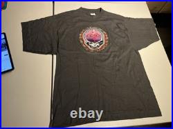 Vintage The Grateful Dead Shirt Men's 46 Seva Foundation Wisdom Eyes Rock 80's