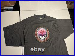 Vintage The Grateful Dead Shirt Men's 46 Seva Foundation Wisdom Eyes Rock 80's