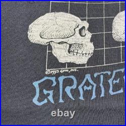 Vintage Thrashed 1993 Grateful Dead Skull Skeleton Evolution T-Shirt XL