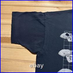 Vintage Thrashed 1993 Grateful Dead Skull Skeleton Evolution T-Shirt XL