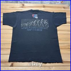 Vintage Thrashed 1993 Grateful Dead Skull Skeleton Evolution T-Shirt XL