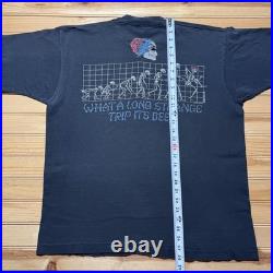 Vintage Thrashed 1993 Grateful Dead Skull Skeleton Evolution T-Shirt XL