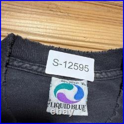 Vintage Thrashed 1993 Grateful Dead Skull Skeleton Evolution T-Shirt XL