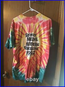 Vintage Tie Dye Grateful Dead Lithuania Olympic Shirt 1992 Xtra Large