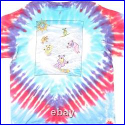 Vintage Tie-dye The Grateful Dead Tee Shirt 1990 Size XL Made In USA