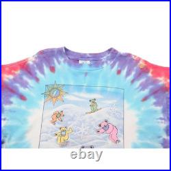 Vintage Tie-dye The Grateful Dead Tee Shirt 1990 Size XL Made In USA