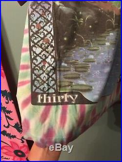 Vintage Trinity Grateful Dead Stealie Tie Dye Shirt Size Medium