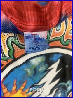 Vintage Vtg The Grateful Dead 1995 30 Anniversary Tee Shirt Concert ds Tye Dye
