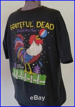 Vintage concert t-shirt Grateful Dead 1993, Year of the Rooster XL Band Music