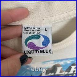 Vintage liquid blue the grateful dead LL Rain shirt LL RAIN Large