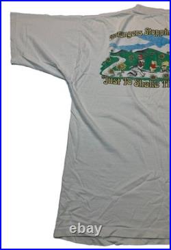 Vntg Grateful Dead Strangers Stopping Strangers Just Shake Their Hand XL