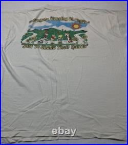 Vntg Grateful Dead Strangers Stopping Strangers Just Shake Their Hand XL