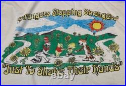 Vntg Grateful Dead Strangers Stopping Strangers Just Shake Their Hand XL